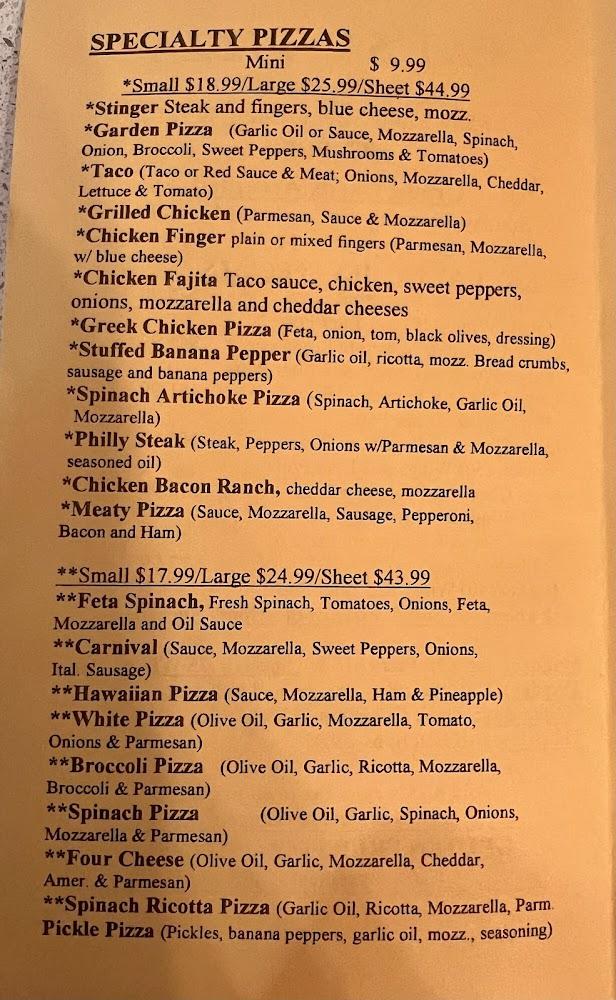 Eat'sa Pizza Menu image 4
